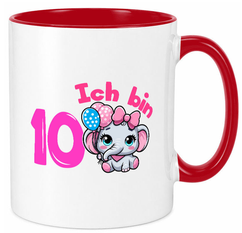 10. Geburtstag | 10 Jahre Elefant Mädchen Geschenk Geschenkidee lustiger Spruch