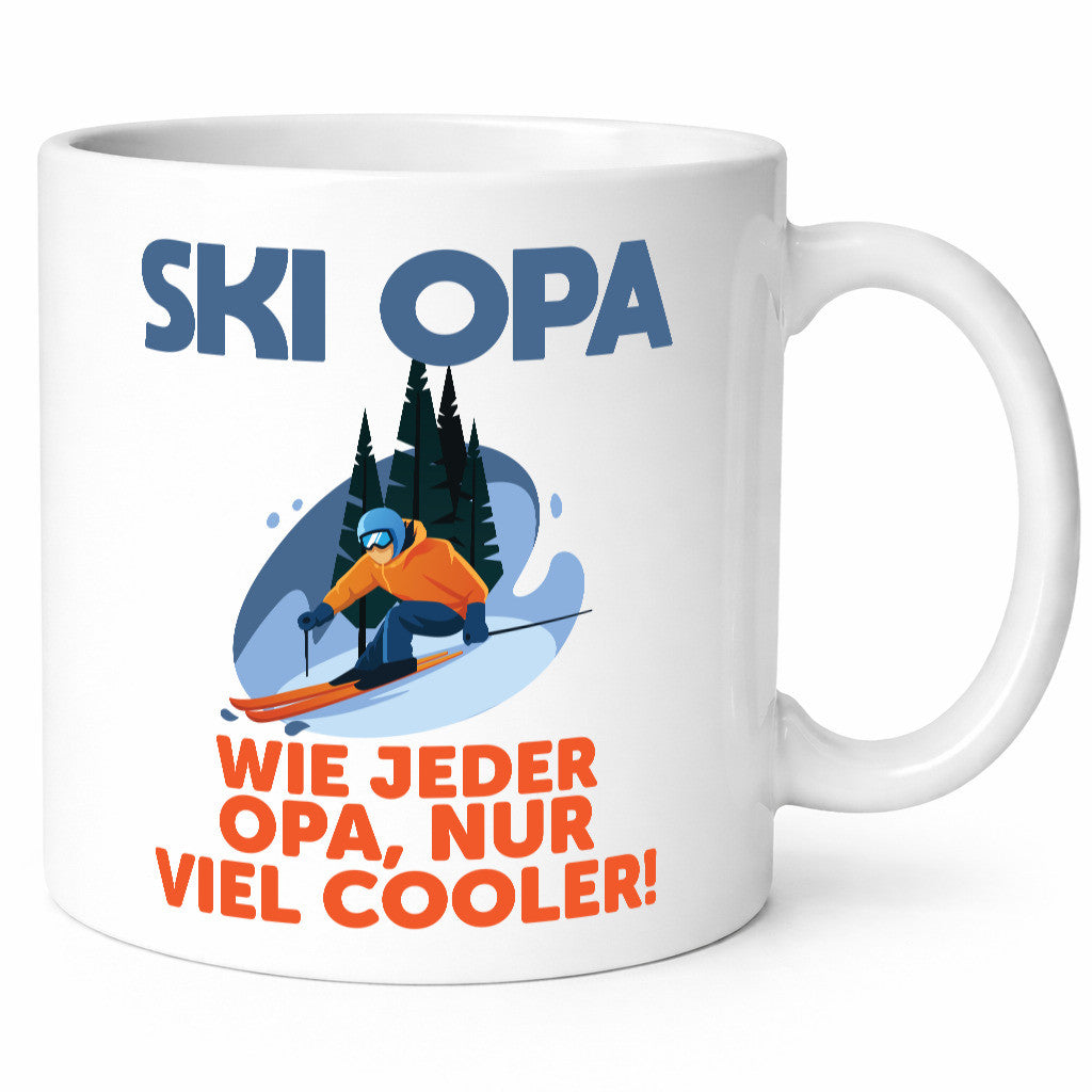 Ski Opa, normal, nur cooler | Skifahrer Bäume Schnee Geschenkidee Familie Humor
