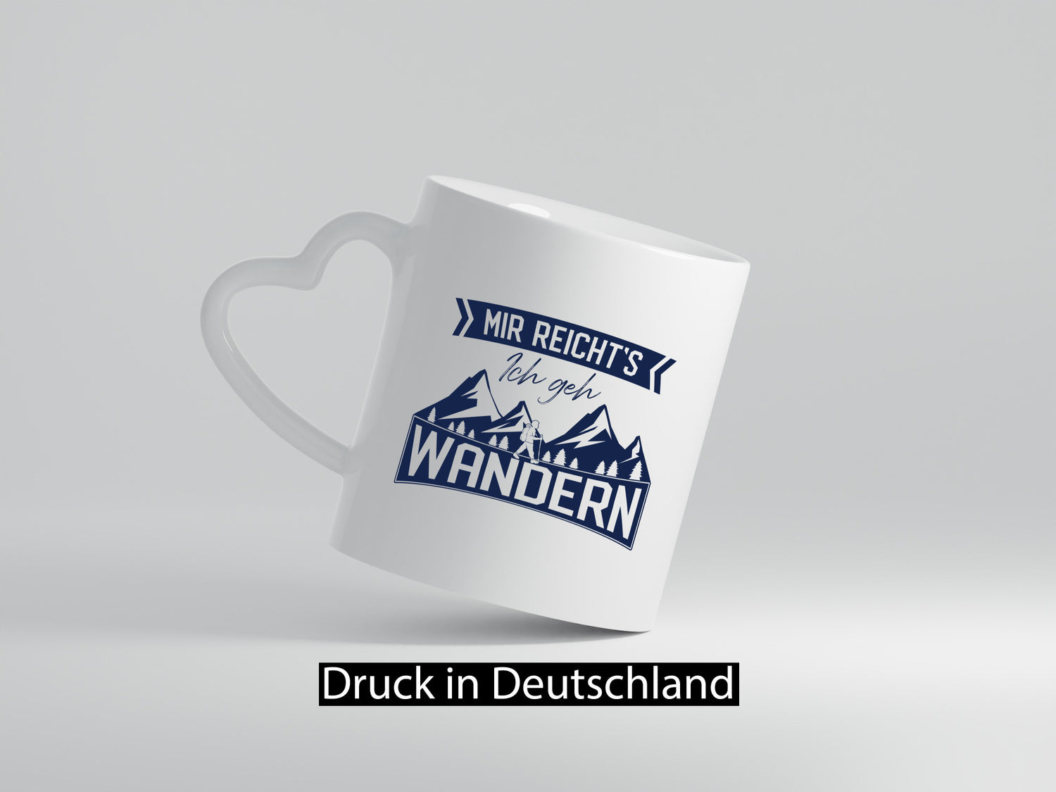 Ich geh wandern | Wanderer Berge Bäume Geschenkidee Humor Tasse
