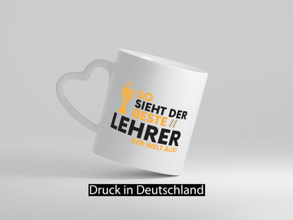 Der weltbeste Lehrer | Schule Beruf Schüler Geschenk Arbeit Kollegen Büro