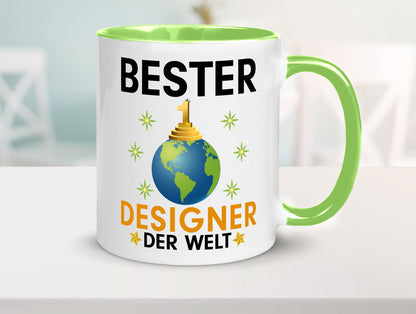 Welt Bester Designer Beruf | Mode Geschenk Arbeit Kollegen Büro lustiger Spruch