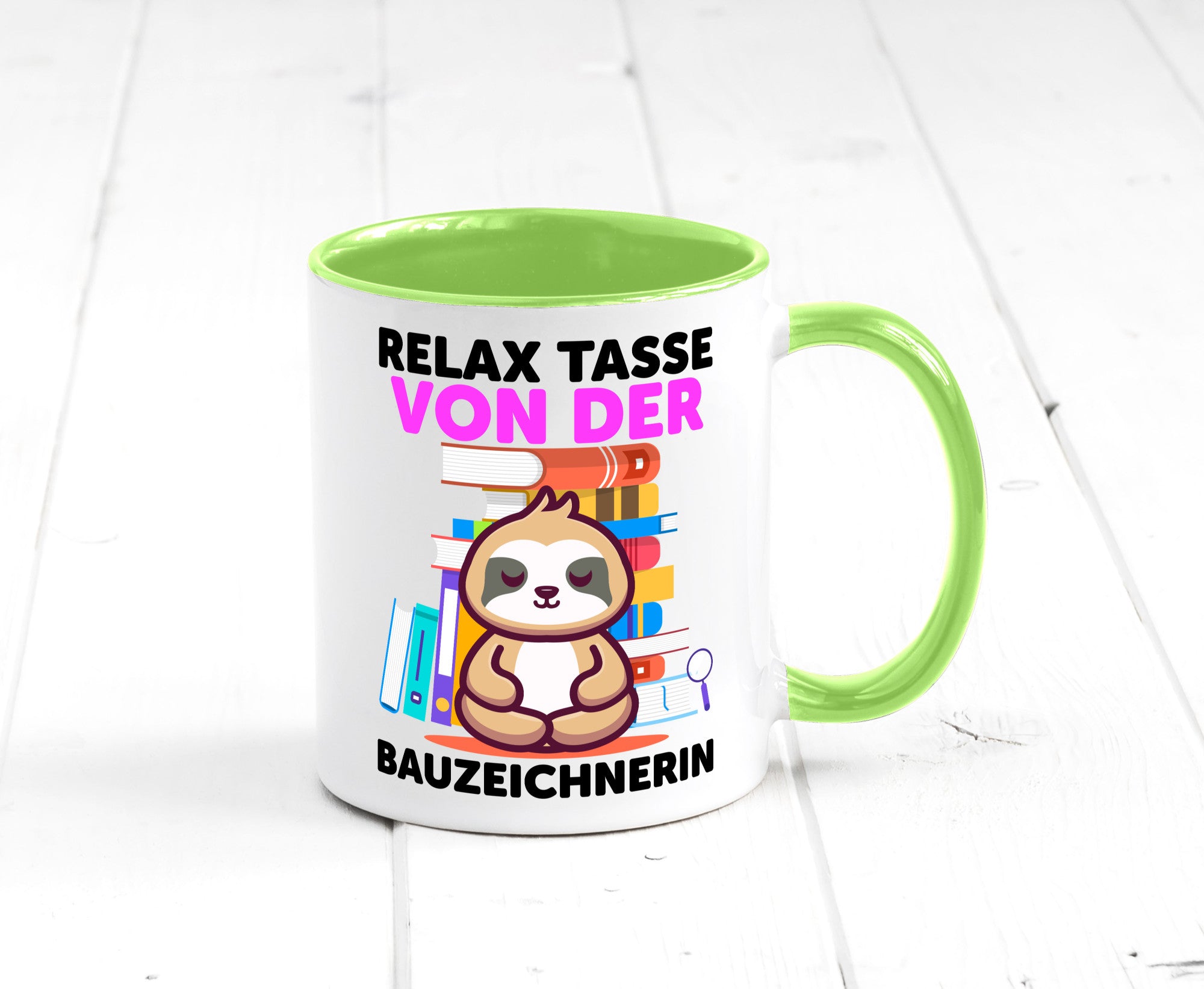 Relax Tasse: Bauzeichnerin | Zeichnerin Geschenk Humor Geschenkidee lustiger