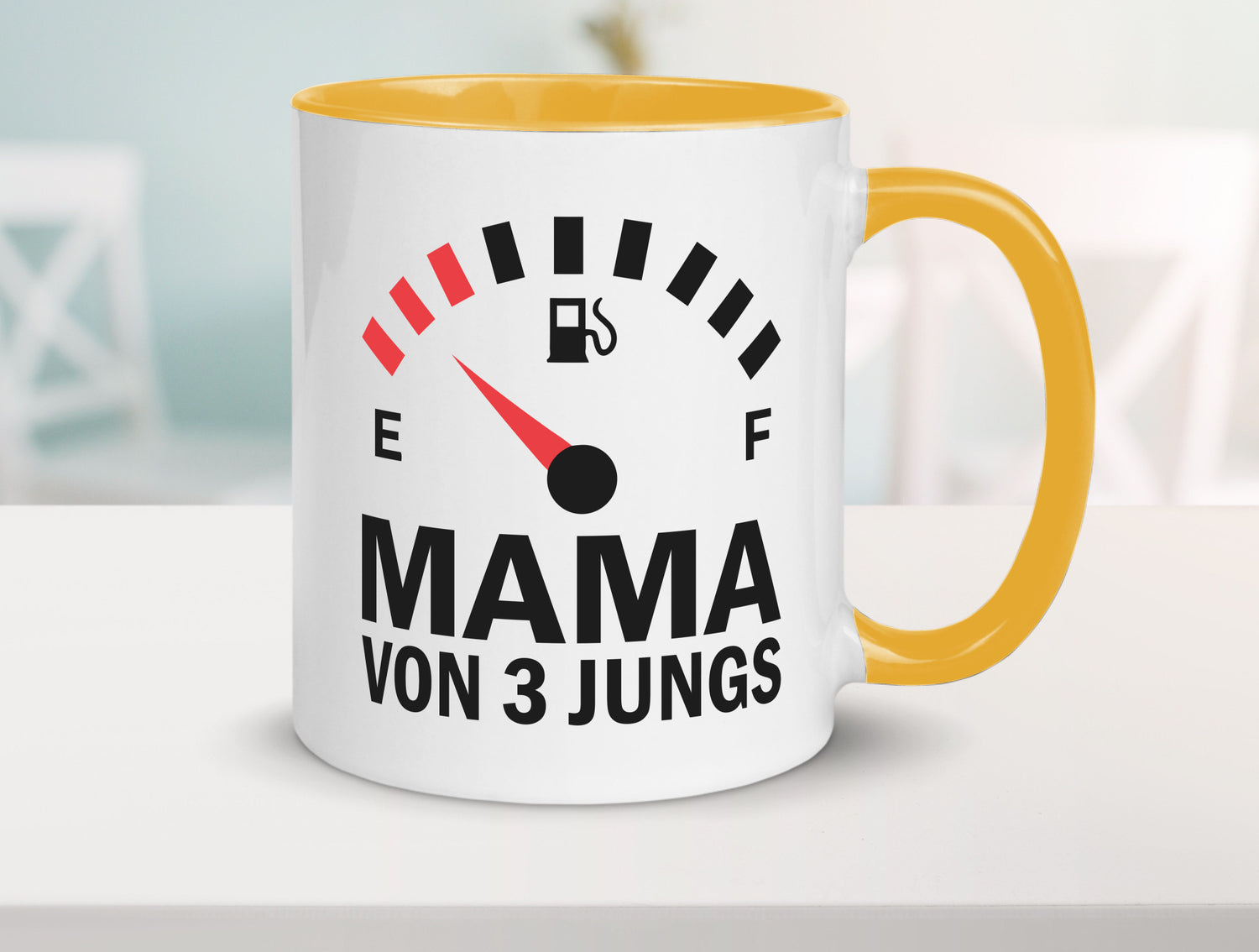 Mama von 3 Jungs | Muttertag Geschwister lustiger Spruch Geschenk Familie