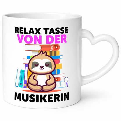 Relax Tasse: Musikerin | Musik Musikantin Geschenk Humor Geschenkidee lustiger