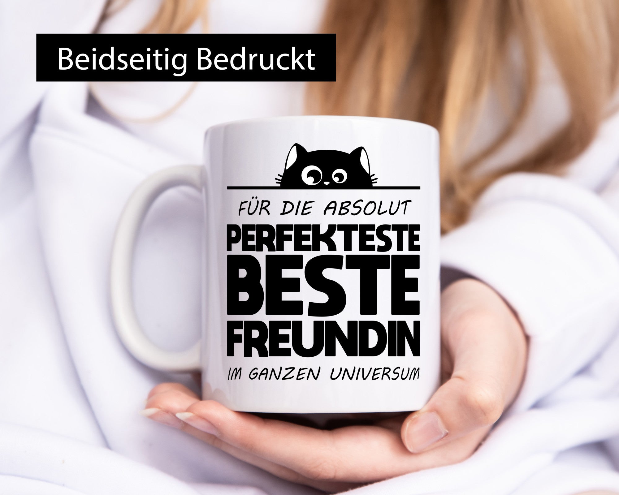 Für die Beste Freundin im ganzen Universum Geschenkidee Humor Tasse