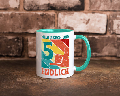 5. Geburtstag | 5 Jahre Wild und Frech Geschenk Geschenkidee lustiger Spruch