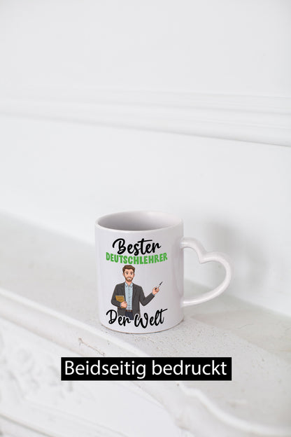 Bester Deutschlehrer | Lehrer Schule v2 lustiger Spruch Geschenk Humor