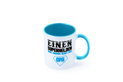Superheld Opa Geschenk Familie Geschenkidee lustiger Spruch Tasse