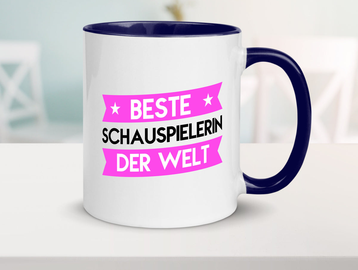 Beste Schauspielerin | Theater lustiger Spruch Geschenk Humor Geschenkidee Tasse