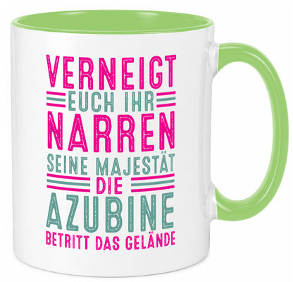 Verneigt euch: Azubine | Ausbildung Lehre Lehrling v2 lustiger Spruch Geschenk