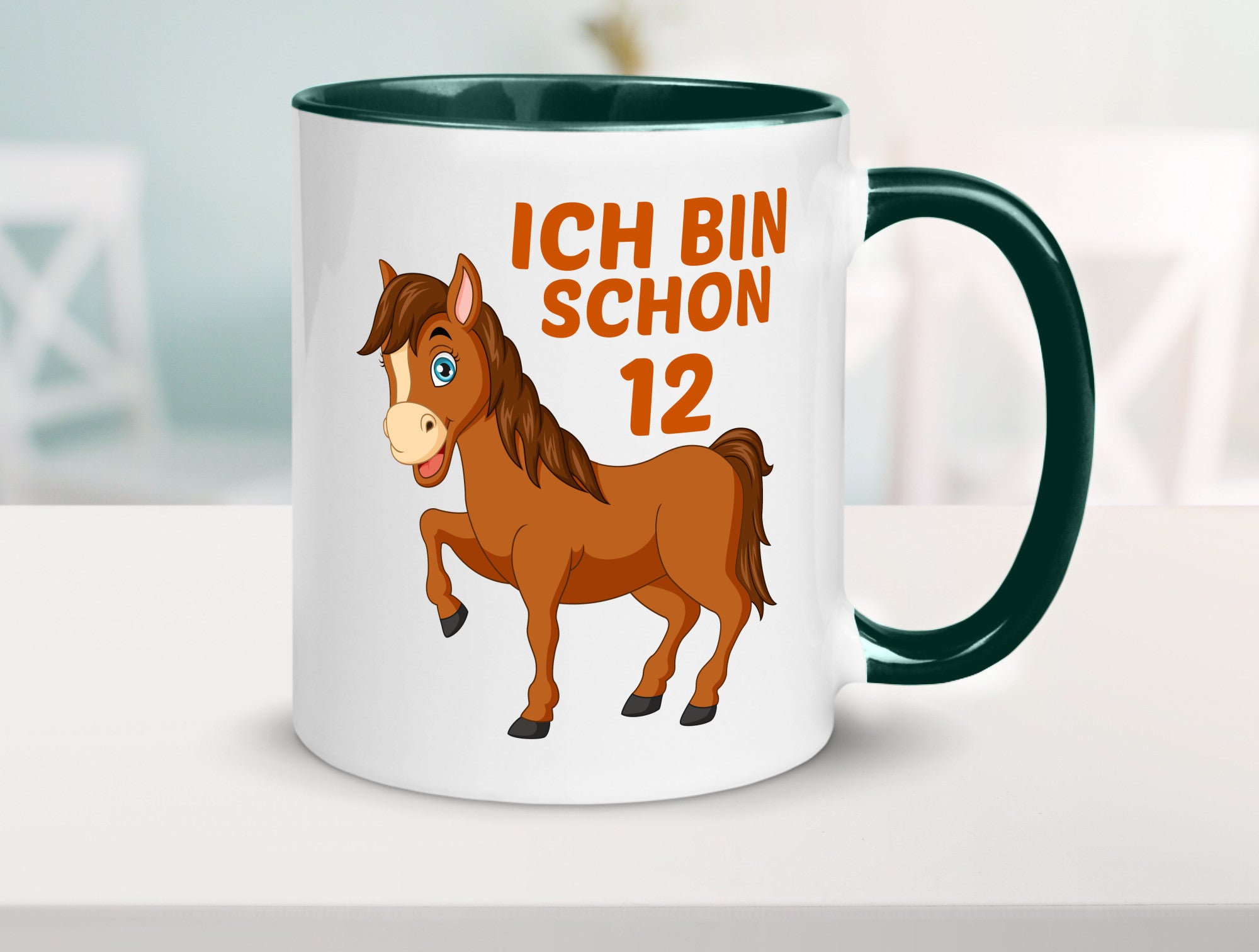 12. Geburtstag | Ich bin schon 12 Pferde Pony Geschenkidee Humor Tasse