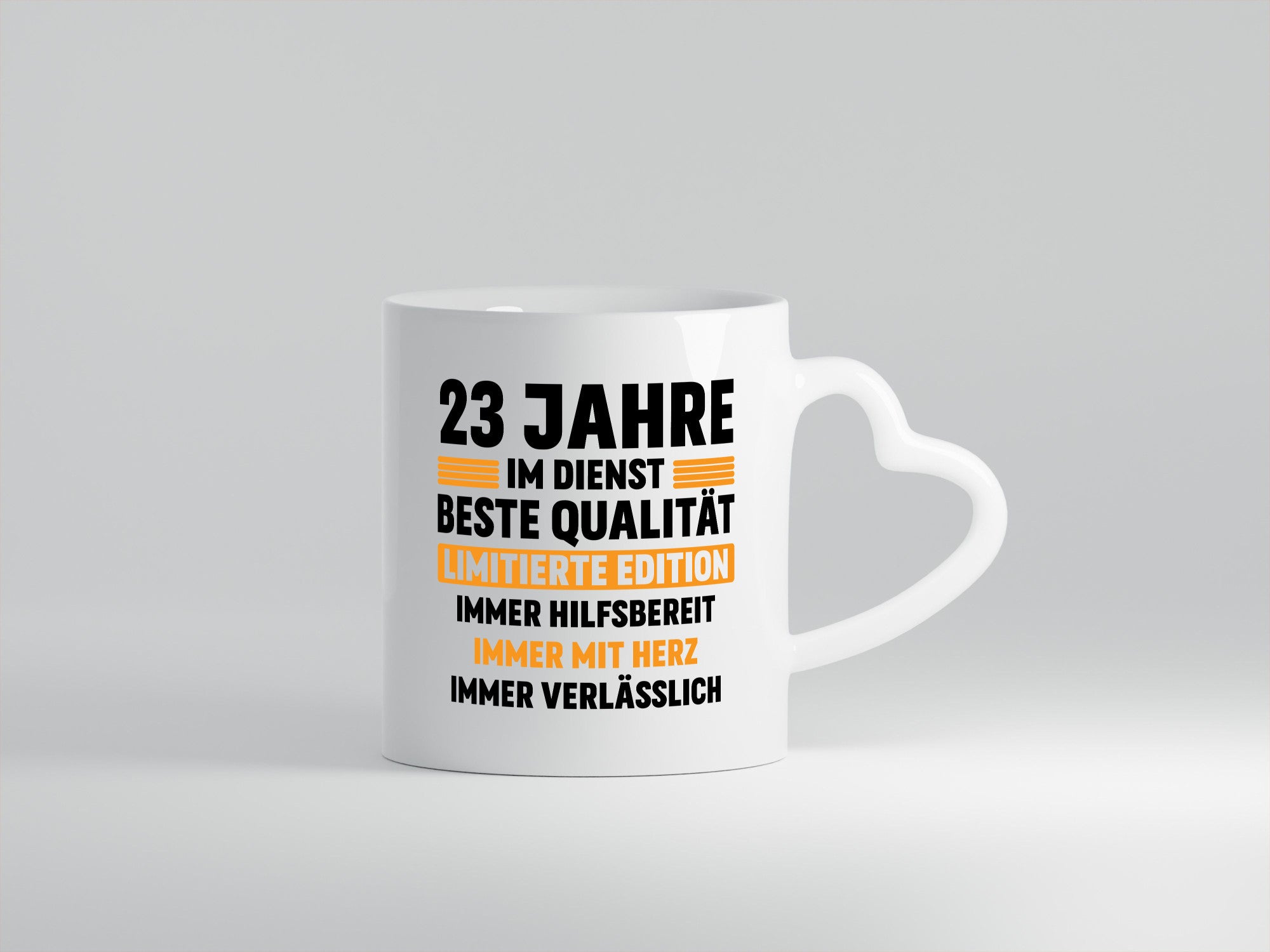 23 Jahre im Dienst | Jubiläum Arbeit v2 lustig Kollegen Büro Geschenk Tasse