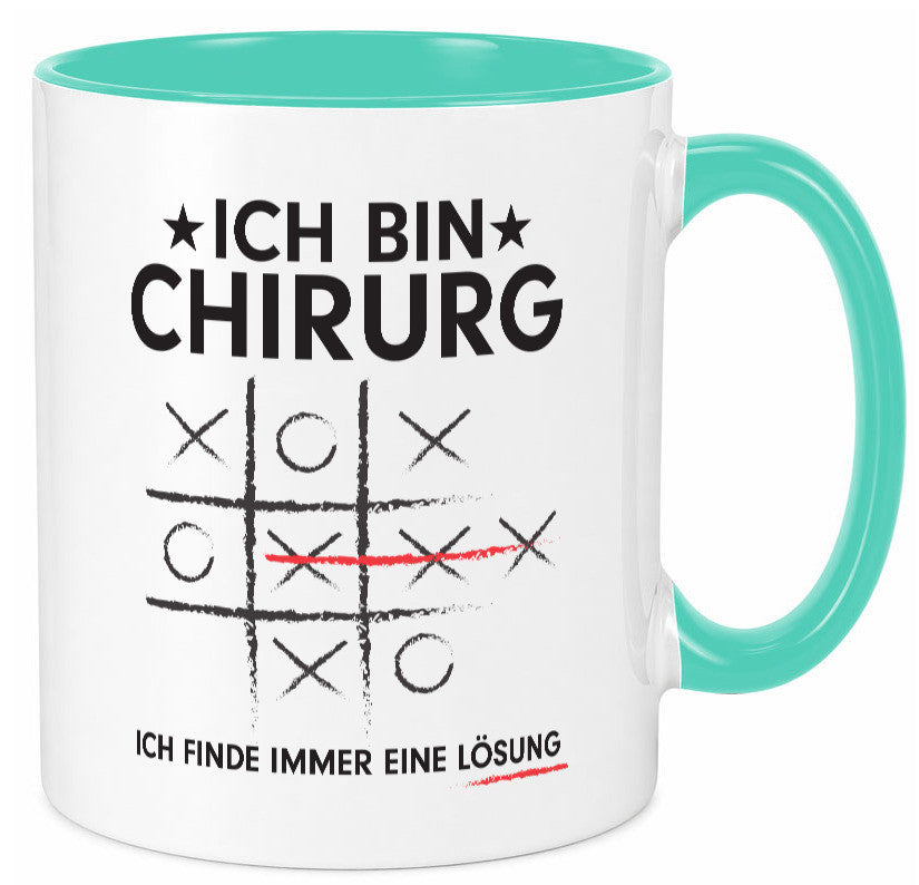 Lösung finden: Chirurg | Medizin Chirurgie v2 Geschenk Humor Geschenkidee