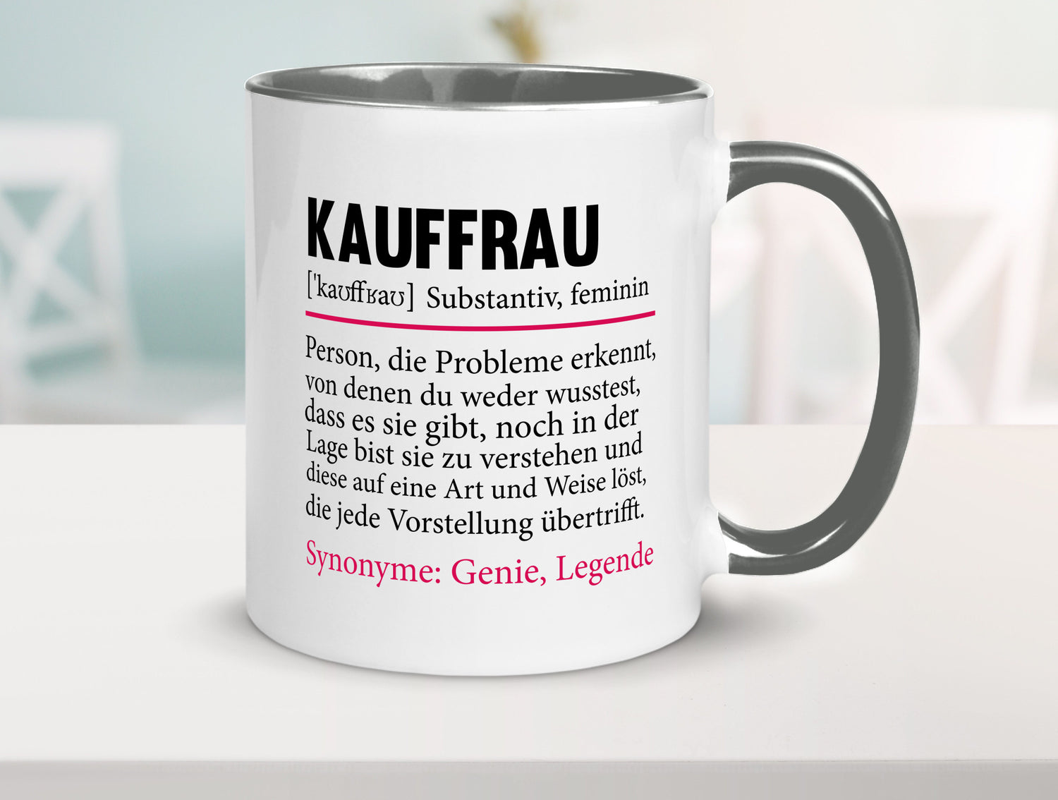 Kauffrau | Humor Spruch Definition Kauffrauen Geschenkidee Tasse