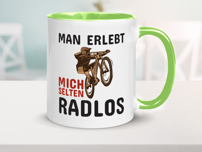 Selten Radlos | Spruchtasse Fahrrad Männer Humor lustiger Spruch Geschenk