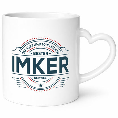 Geprüft und sicher: Imker | Imkerei lustig Humor Geschenkidee Geschenk Tasse