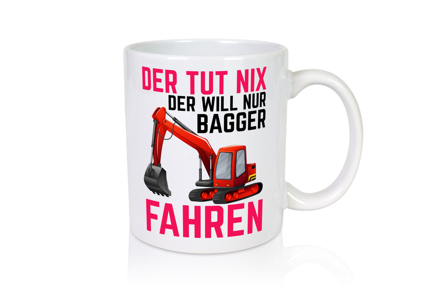 Der tut nix | Bagger fahren Bauarbeiter Baustelle Humor Arbeit Kollegen Büro