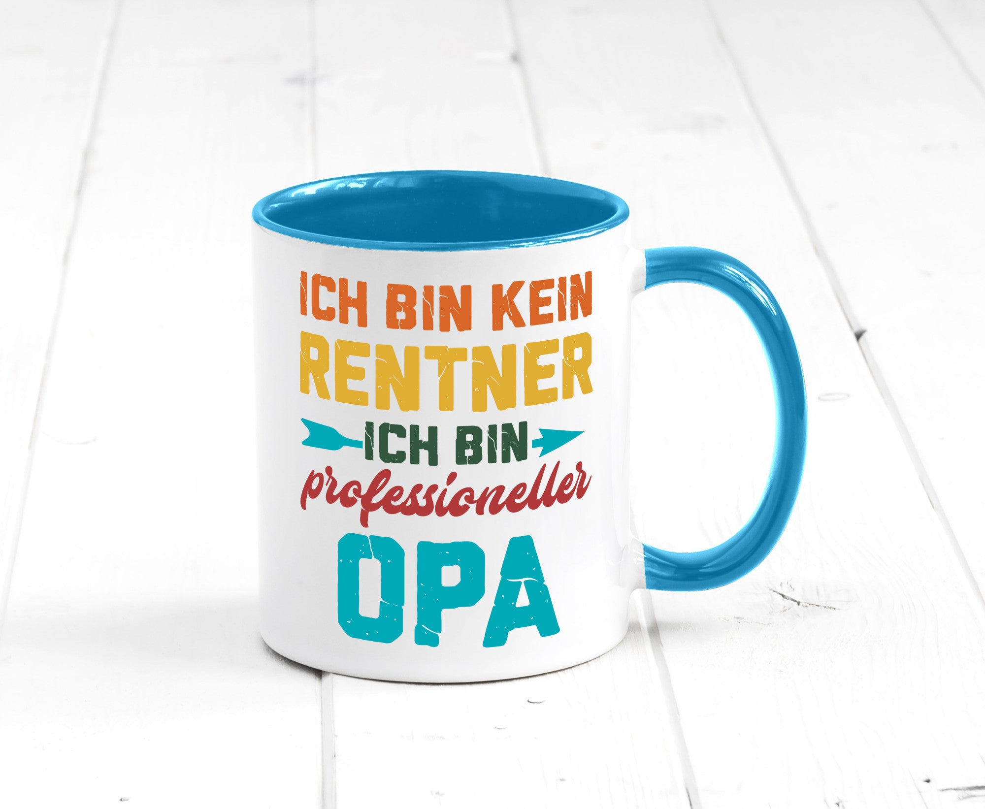 Ich bin Professioneller Opa | Rentner Großvater Geschenkidee Familie Humor Tasse
