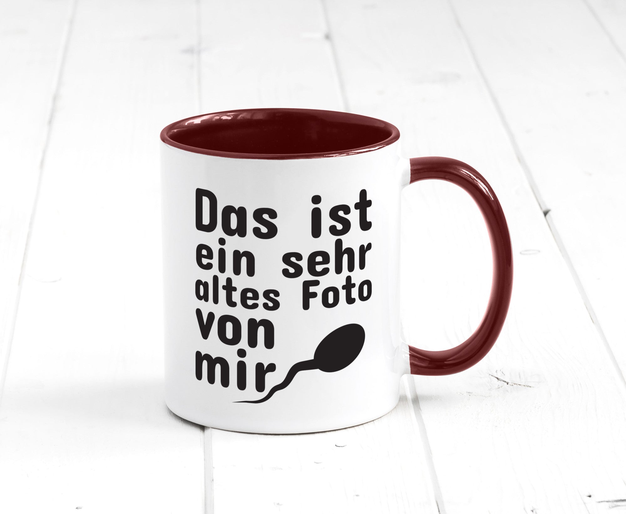 Sehr altes Foto von mir | lustige Tasse Männer Humor Geschenk Geschenkidee