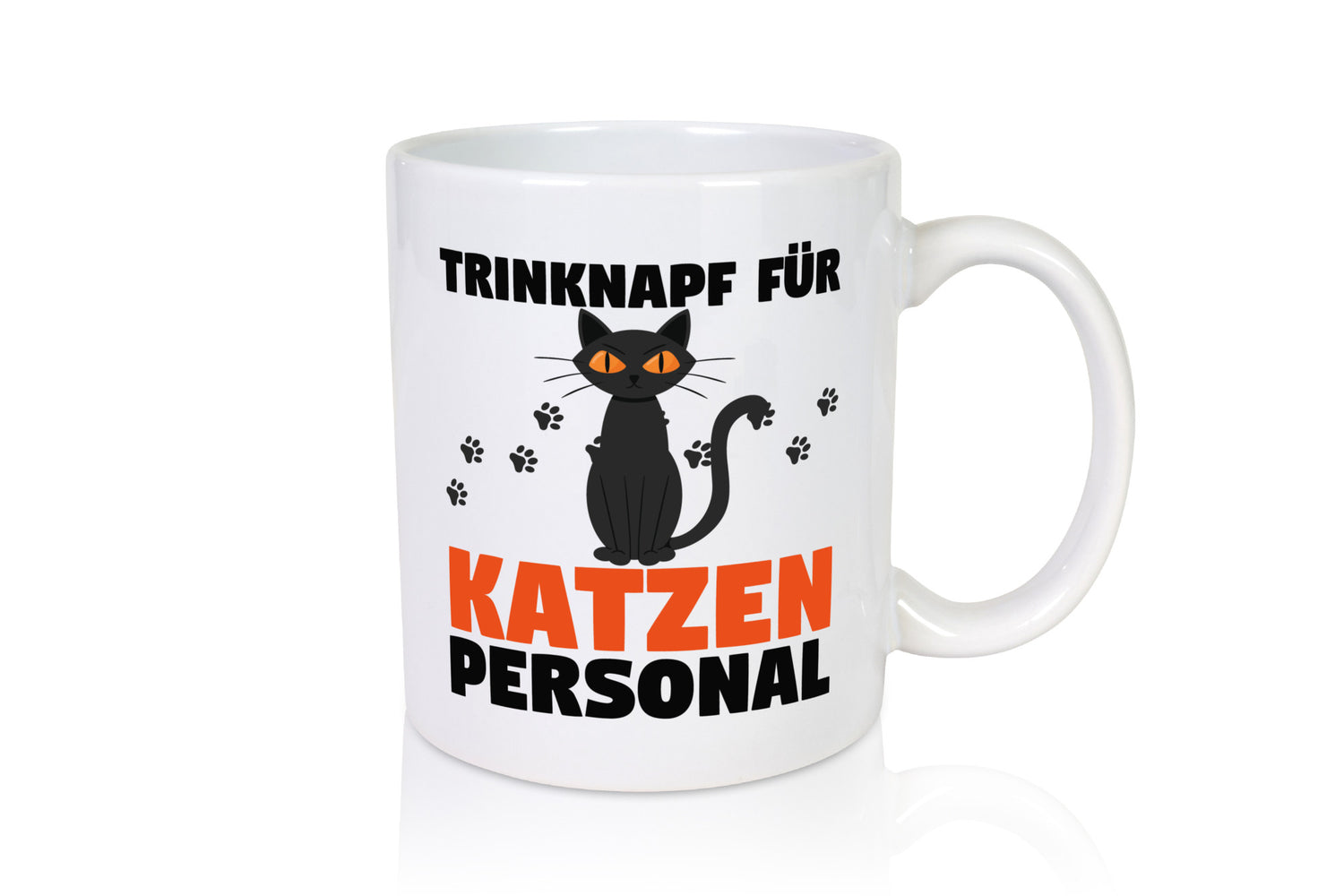 Katzen Personal | Katzenbesitzer Tasse Katze Humor Tierliebhaber Geschenkidee