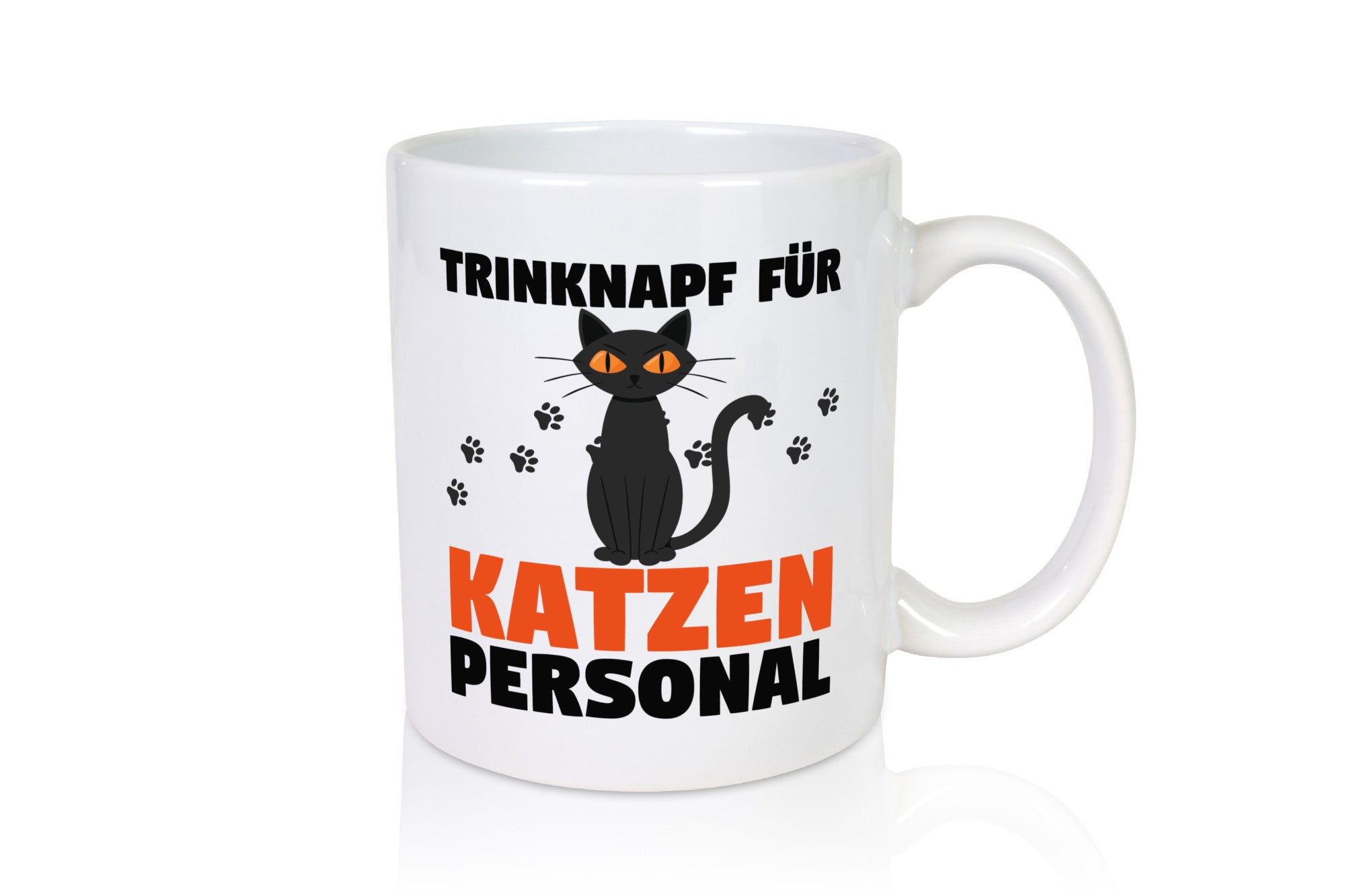 Katzen Personal | Katzenbesitzer Tasse Katze Humor Tierliebhaber Geschenkidee