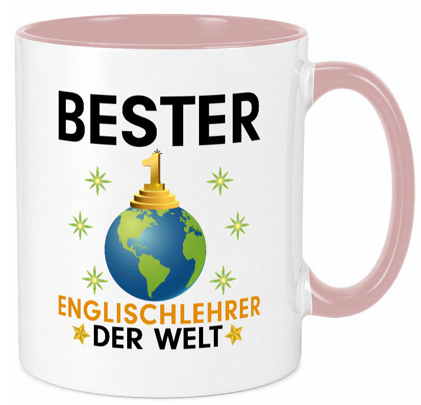 Welt Bester Englischlehrer | Schule Englisch Geschenk Humor Geschenkidee Tasse