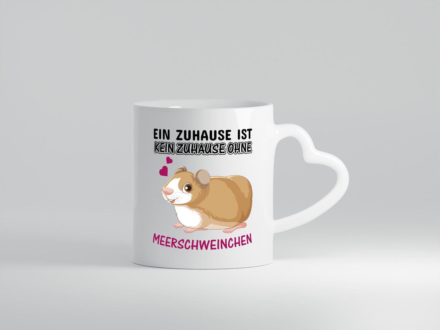 Ohne Meerschweinchen kein Zuhause Humor Geschenkidee Tasse
