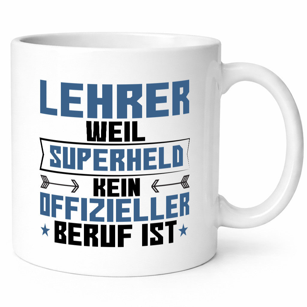 Superheld Lehrer | Schule Beruf Schüler lustig Arbeit Kollegen Büro Geschenk