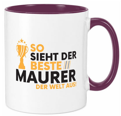 Der Weltbeste Maurer | Bau Handwerker Geschenkidee Humor Tasse