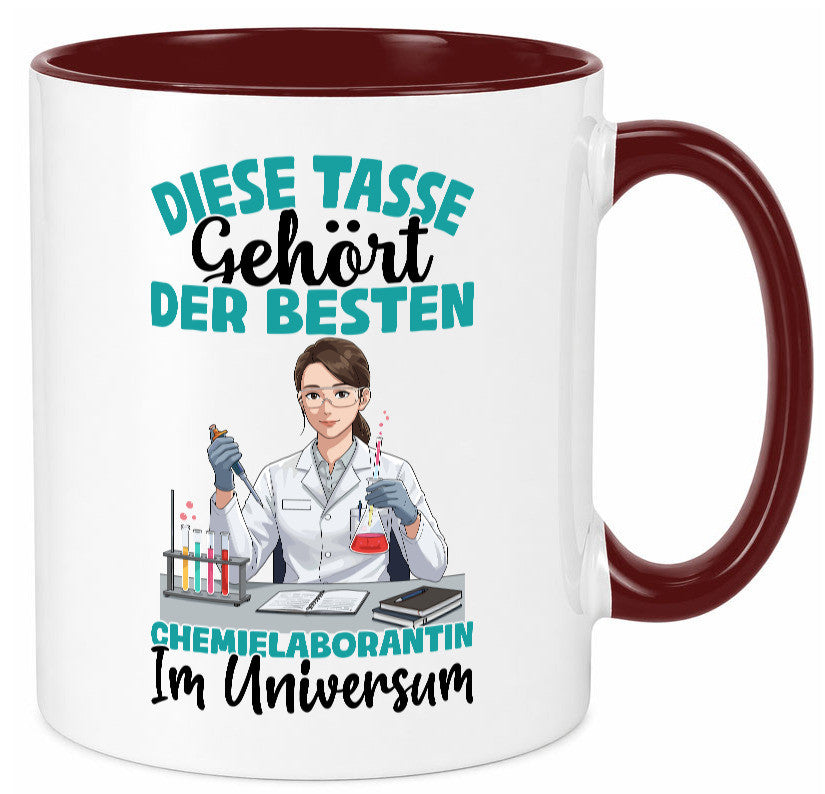 Im Universum: Chemielaborantin | Laborantin Chemie lustiger Spruch Geschenk
