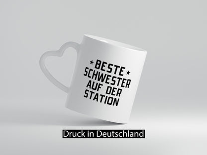 Beste Schwester auf der Station | Sterne Krankenschwester Geschenkidee Humor