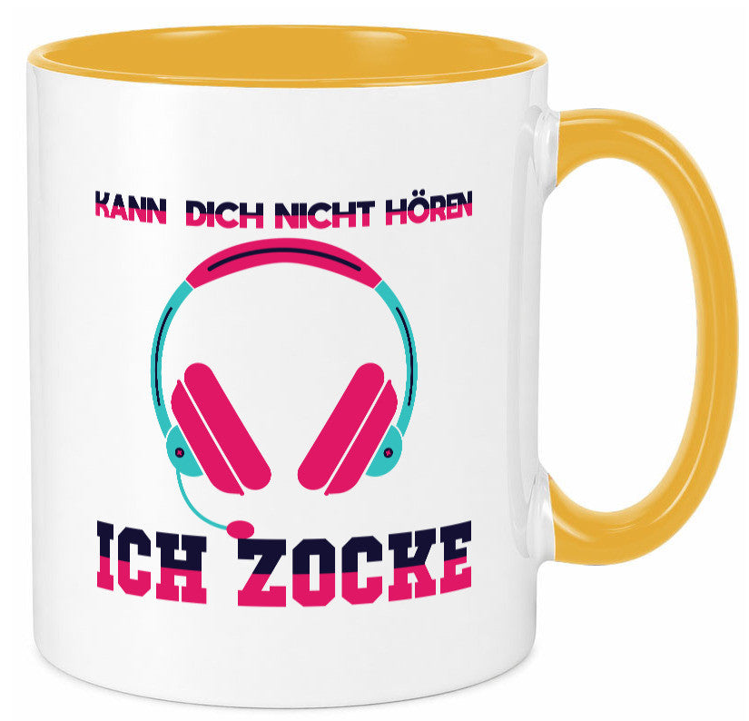 Kann dich nicht hören ich Zocke | Gamer Zocken Zocker Geschenkidee Humor Tasse