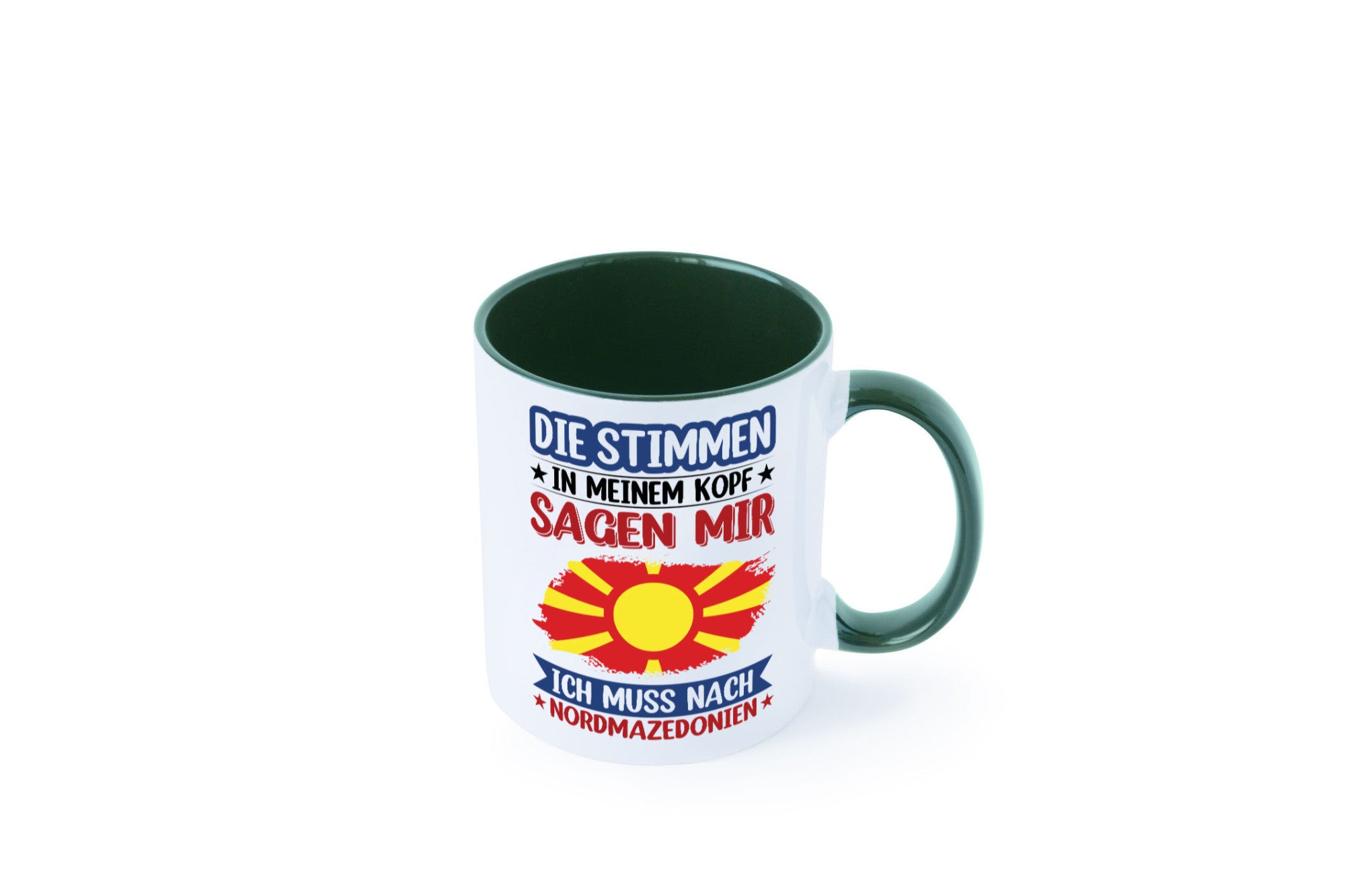 Nordmazedonien | Urlaub Stimmen in meinem Kopf Geschenk Humor Geschenkidee