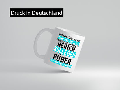 Dumm und hässlich | Kollegen Büro Job Sarkasmus v2 lustig Arbeit Geschenk Tasse