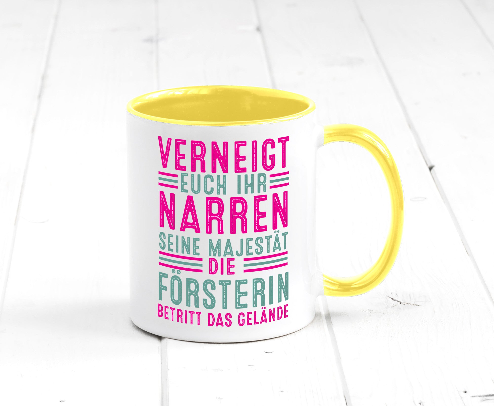 Verneigt euch: Försterin | Forst Arbeit v2 Geschenkidee Kollegen Büro Humor