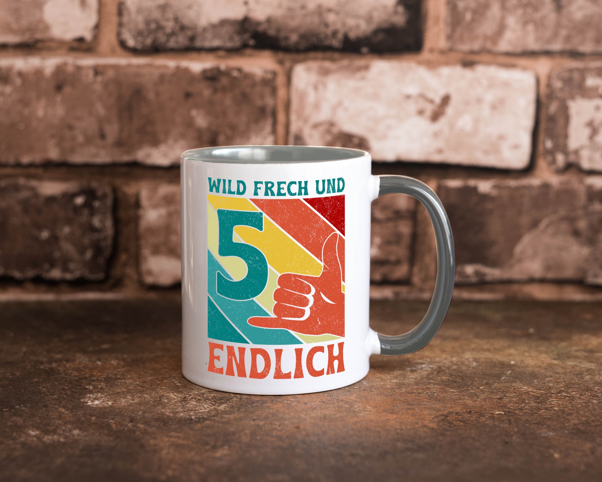 5. Geburtstag | 5 Jahre Wild und Frech Geschenk Geschenkidee lustiger Spruch