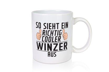 Richtig Cooler Winzer | Weinbauer Wein Geschenk Humor Geschenkidee lustiger