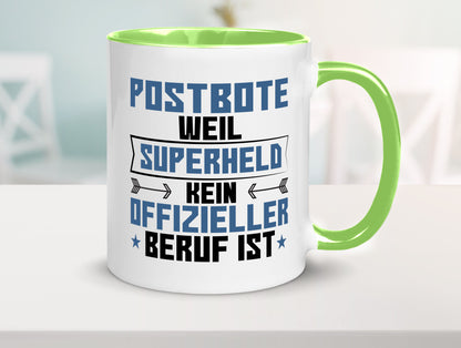 Superheld Postbote | Beruf Post Briefträger Geschenk Arbeit Kollegen Büro