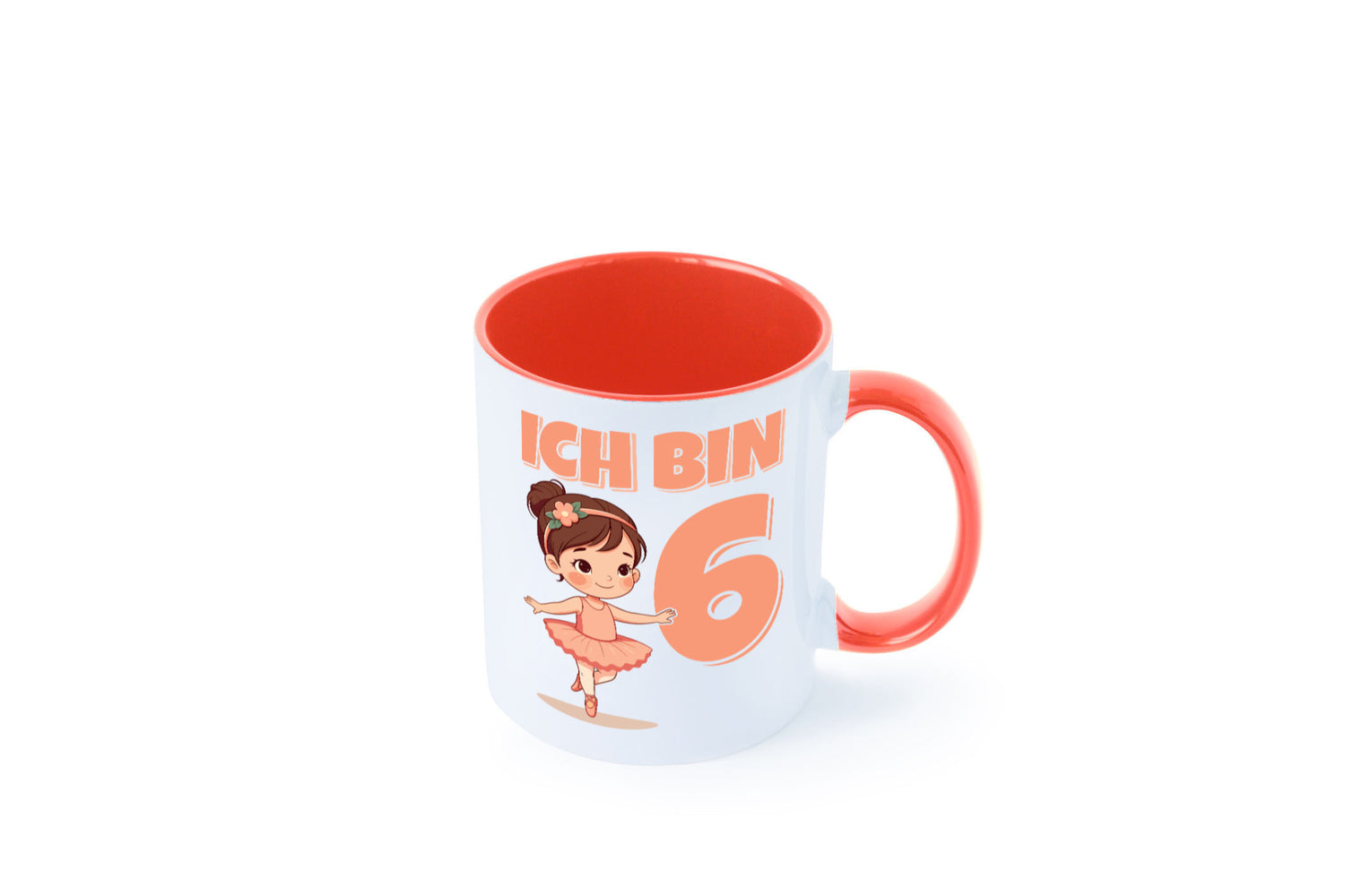 6 Geburtstag | Jahre Ballerina Mädchen Ballet lustig Geschenkidee Geschenk Tasse
