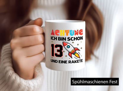13. Geburtstag | Rakete Weltraum 13 Jahre Galaxy Geschenk Geschenkidee lustiger
