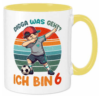 6. Geburtstag | 6 Jahre digga ich bin Dabbing lustig Geschenkidee Geschenk Tasse