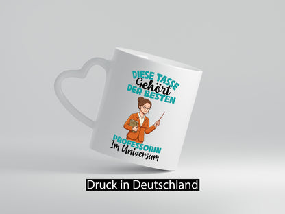 Im Universum: Professorin | Uni Universität lustiger Spruch Geschenk Humor
