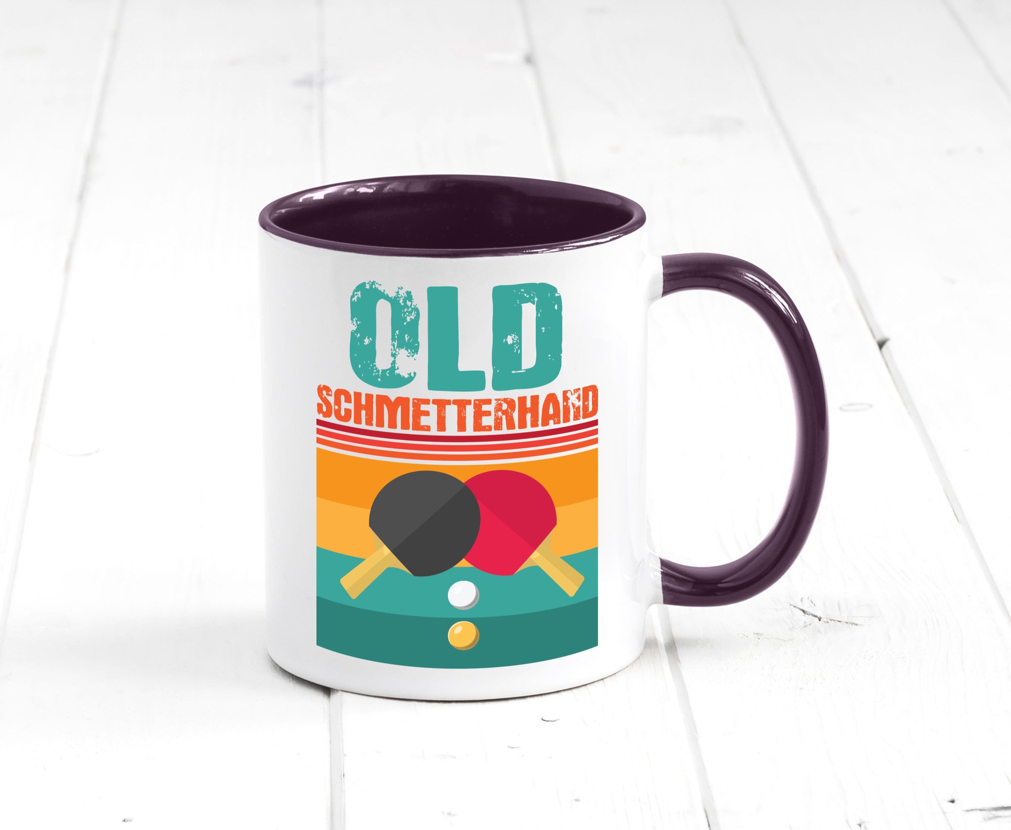 Tischtennis Tasse Humor Geschenkidee