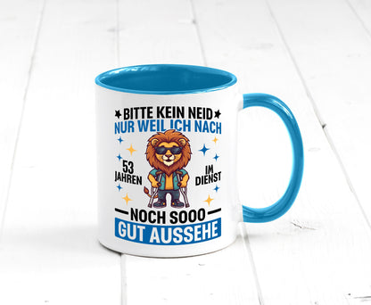 53 Jahre im Dienst | Arbeitsjubiläum Arbeit Geschenkidee Kollegen Büro Humor