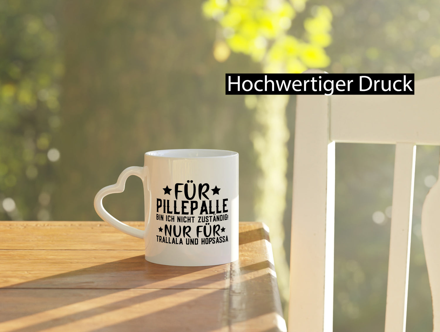 Für Pillepalle bin ich nicht zustänig nur Tralalala lustig Humor Geschenkidee