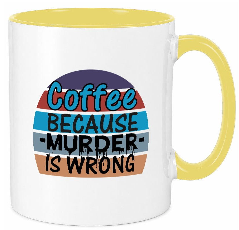 Kaffeetrinker Tasse | schwarzer Humor Büro Spruch Geschenk Arbeit Kollegen