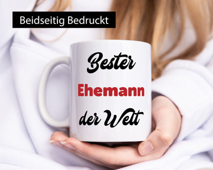 Bester Ehemann der Welt | Ehepaar Geschenkidee Humor Tasse