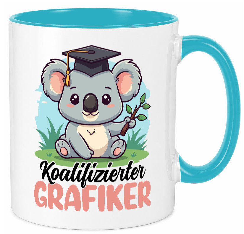 Koalifizierter Grafiker | Grafik Design lustiger Spruch Geschenk Humor