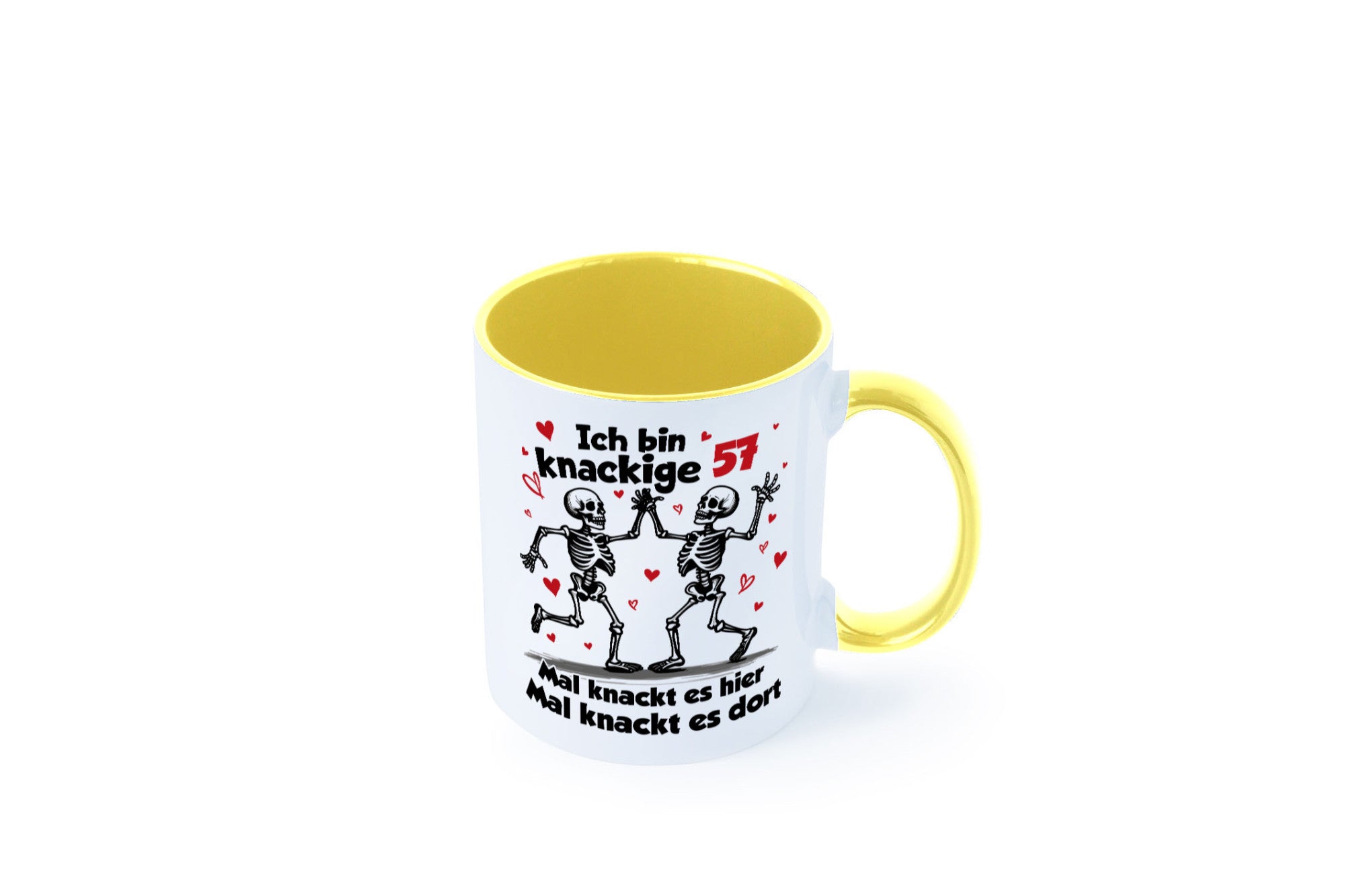 57. Geburtstag | Knackige 57 Ich bin alt lustig Geschenkidee Geschenk Tasse