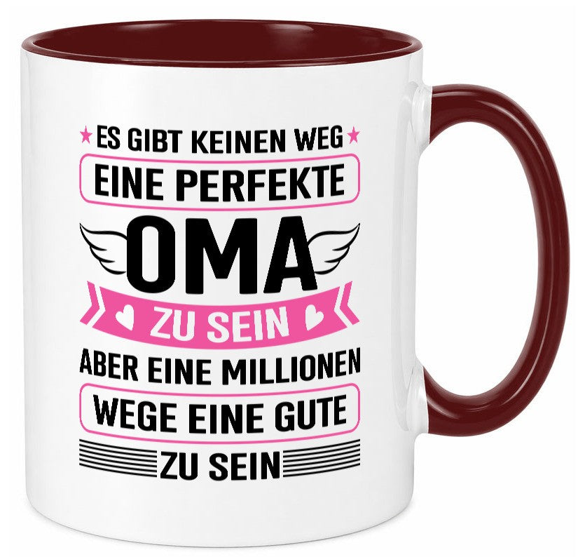 Ich bin eine gute Oma | Großmutter Beste der Welt lustiger Spruch Geschenk Tasse